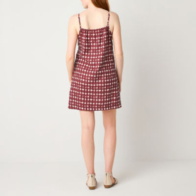 a.n.a Womens Sleeveless A-Line Dress Plus