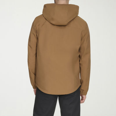 Levi's® Mens Hooded Water Resistant Midweight Raincoat