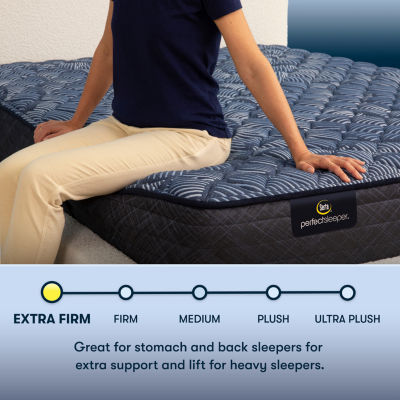 Serta Perfect Sleeper Cobalt Calm 12" Extra Firm Tight Top - Mattress + Adjustable Base