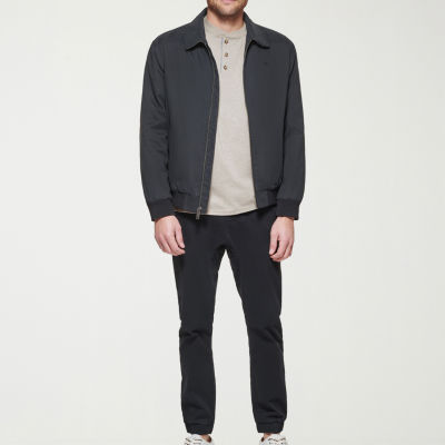 Dockers Mens Wind Resistant Interior Pockets Midweight Bomber Jacket