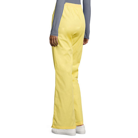 Wink Origins 5026 Romeo 6-Pocket Womens Petite Scrub Pants, Petite 2x, Yellow