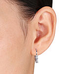 1/4 CT. T.W. Genuine White Diamond 14K Gold 14mm Hoop Earrings