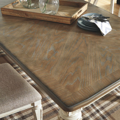Signature Design by Ashley® Realyn Rectangular Wood-Top Dining Table