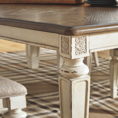 Signature Design by Ashley® Realyn Rectangular Wood-Top Dining Table