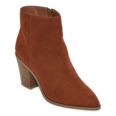 liz claiborne womens eastriver booties block heel