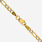 Made in Italy 14K Gold 16 Inch Semisolid Figaro Chain Necklace