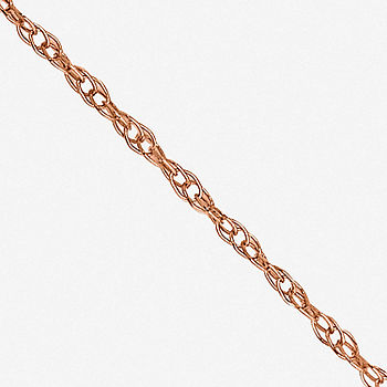 Rose Gold Filled Fine Cable Chain Necklace with Spring Clasp ~ 18