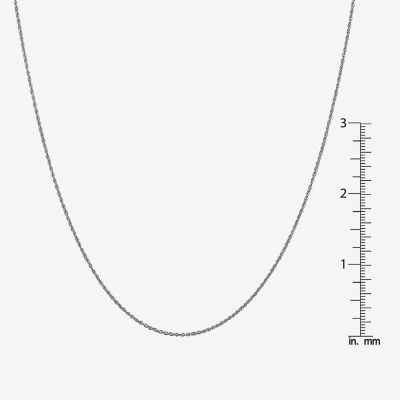 14K Gold Solid Rope Chain Necklace