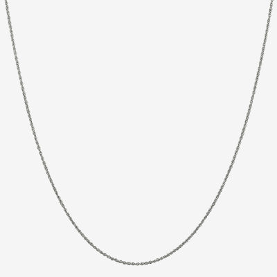 14K Gold Solid Rope Chain Necklace