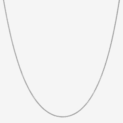 14K Gold - Inch Solid Cable Chain Necklace