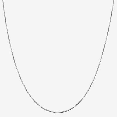 10K Gold Solid Box Chain Necklace