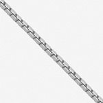 14K White Gold 16 Inch Solid Box Chain Necklace