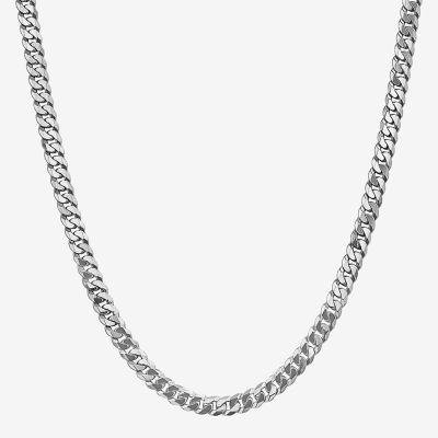 14K Gold Inch Solid Curb Chain Necklace