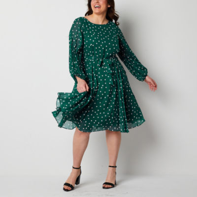 Danny and nicole outlet polka dot dress