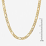 14K Gold 22 Inch Solid Figaro Chain Necklace