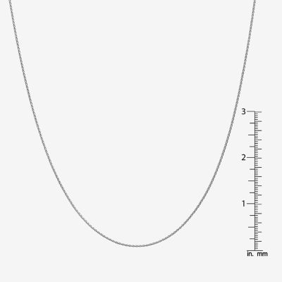 14K Gold Inch Solid Wheat Chain Necklace