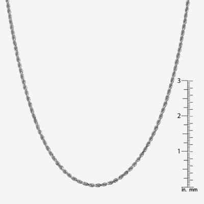 14K Gold Inch Solid Rope Chain Necklace