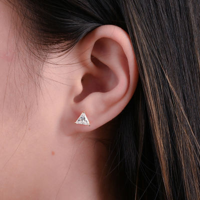 DiamonArt® 2 3/4 CT. T.W. Lab Created White Cubic Zirconia Sterling Silver 7mm Stud Earrings