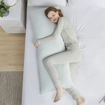 Sleep Philosophy Memory Foam Knee Pillow - White