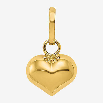 Tiny Puffy Heart 14kt Gold Filled Charm Pendant