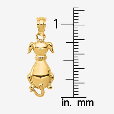 Womens 14K Gold Charm