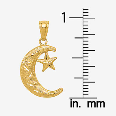 Womens 14K Gold Charm