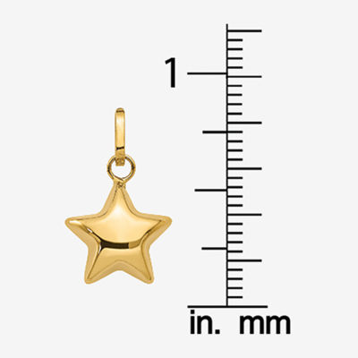 Womens 14K Gold Star Charm