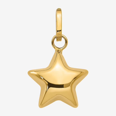 Womens 14K Gold Star Charm