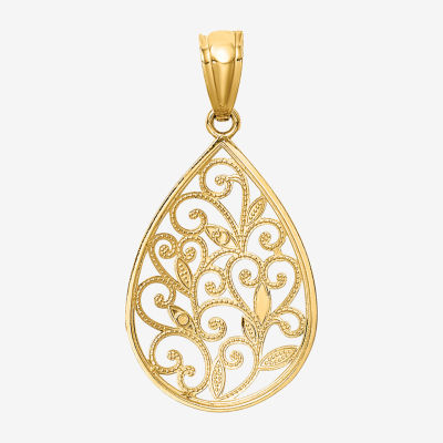 Womens 14K Gold Pendant