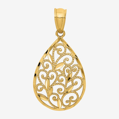 Womens 14K Gold Pendant