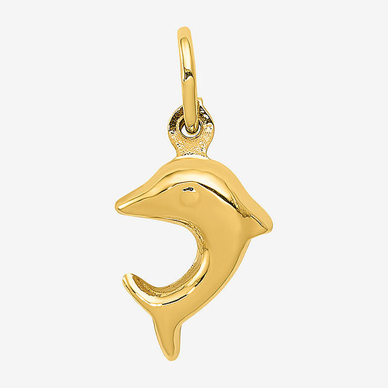 Dolphin Womens 14K Gold Pendant