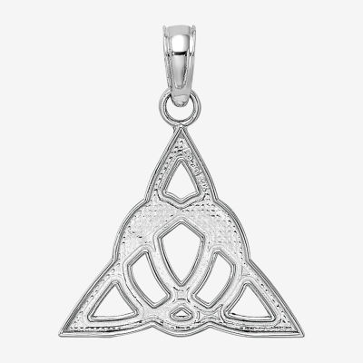 Celtic Trinity Knot Womens 14K Gold Pendant