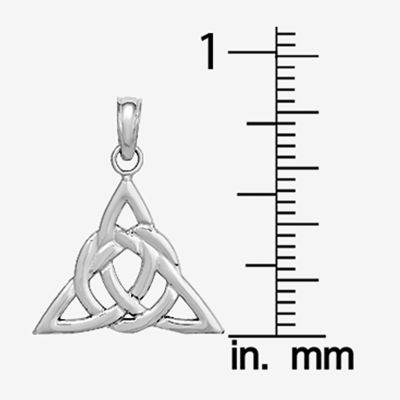 Celtic Trinity Knot Womens 14K Gold Pendant