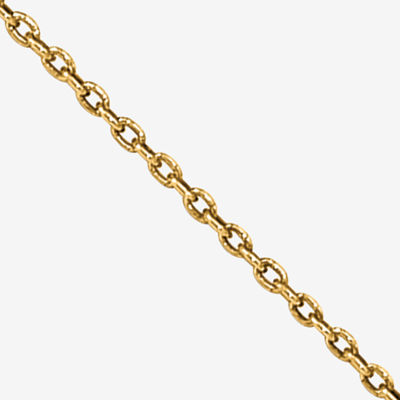 14K Gold - Inch Solid Cable Chain Necklace