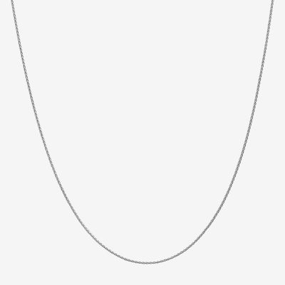 14K Gold Inch Solid Wheat Chain Necklace