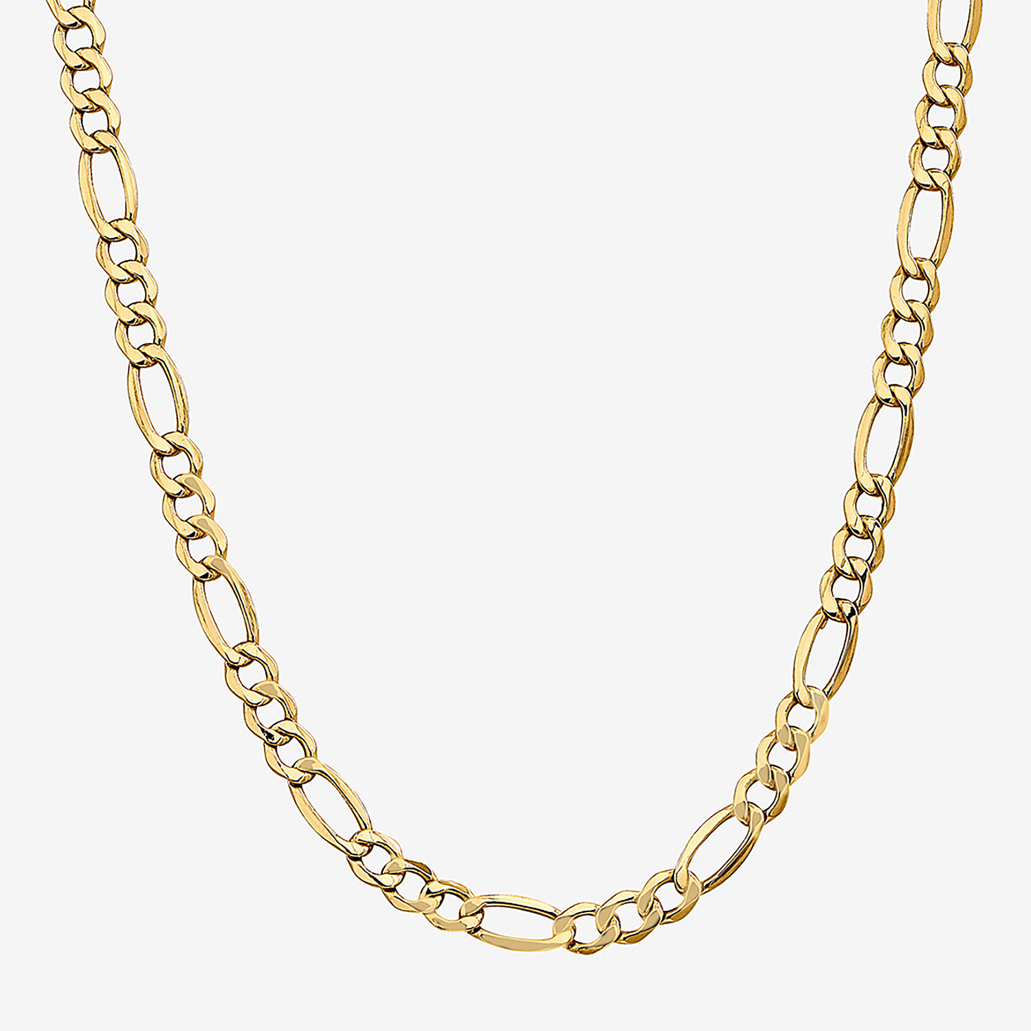 10K Gold 18 Inch Semisolid Figaro Chain Necklace - JCPenney