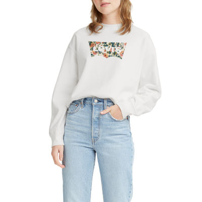 Levi's Womens Crew Neck Long Sleeve Sweatshirt