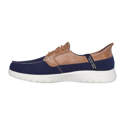 Skechers Hands Free Slip-Ins Womens On The Go Flex Palmilla Boat Shoes