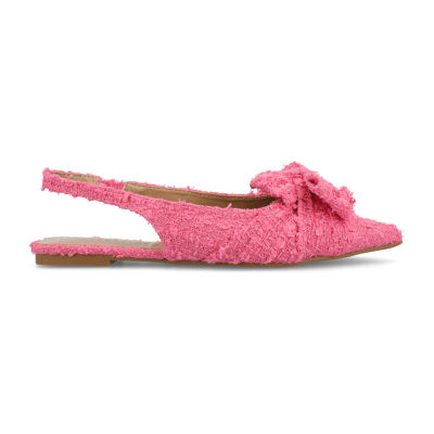 Journee Collection Womens Sabbrina Pointed Closed Toe Ballet Flats