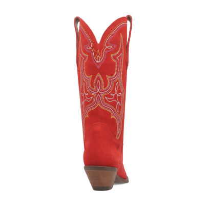 Dingo Womens Hot Sauce Stacked Heel Cowboy Boots