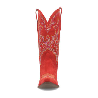 Dingo Womens Hot Sauce Stacked Heel Cowboy Boots