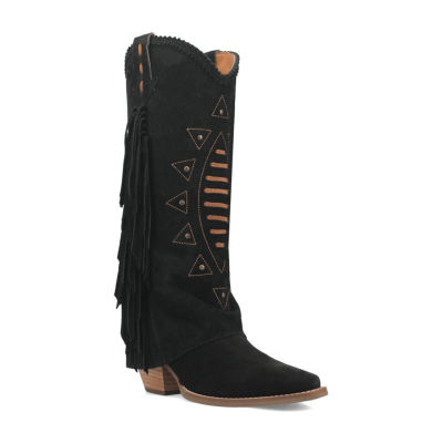 Dingo Womens Spirit Trail Stacked Heel Cowboy Boots