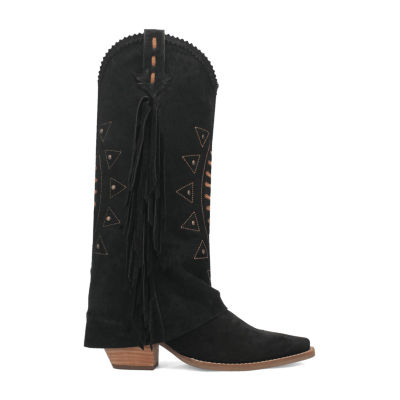 Dingo Womens Spirit Trail Stacked Heel Cowboy Boots