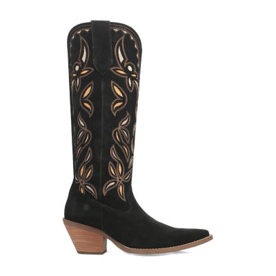 Dingo Womens Bandelera Stacked Heel Cowboy Boots