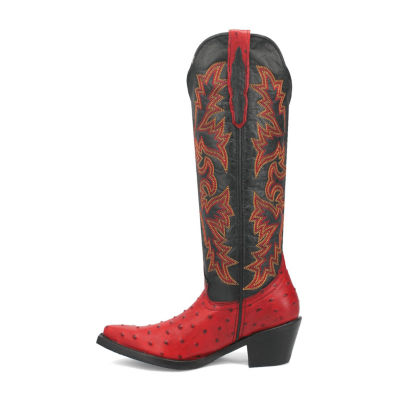 Dingo Womens Selene Block Heel Cowboy Boots