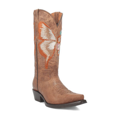 Dingo Womens Duchess Block Heel Cowboy Boots