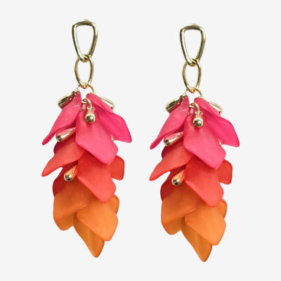 Bijoux Bar Gold Tone Ombre Drop Earrings