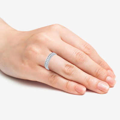 I Said Yes (H-I / I1) / CT. T.W. Lab Grown White Diamond Sterling Silver or 14K Gold Over Wedding Band