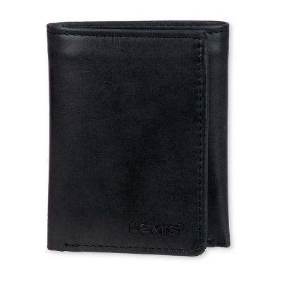 Levi's Slim Trifold W/Zipper Mens Slim Fold Wallet