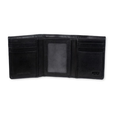 Levi's Slim Trifold W/Zipper Mens Personalized Slim Fold Wallet